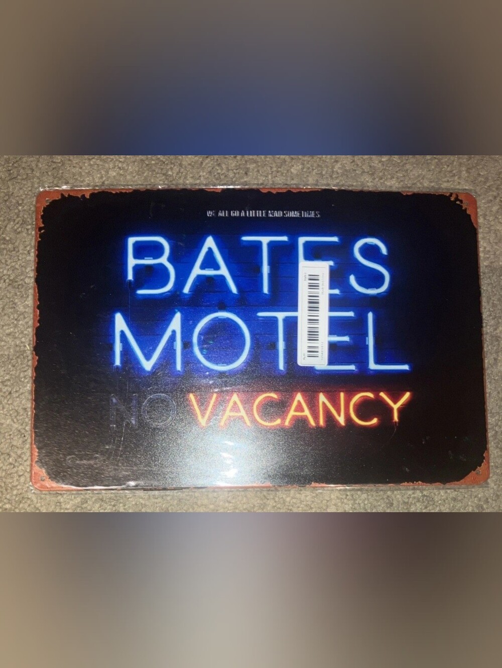 New Psycho Movie Bates Motel vacancy tin sign 8x12
